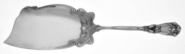 Iris (Sterling, 1900, No Monograms) Large Solid Ice Cream Server