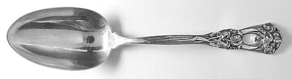 Iris (Sterling, 1900, No Monograms) Individual Pap/Fruit Spoon