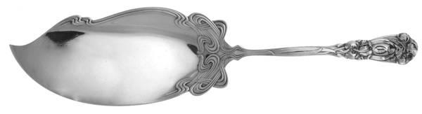 Iris (Sterling, 1900, No Monograms) Small Solid Fish Serving Knife