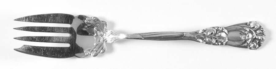 Iris (Sterling, 1900, No Monograms) Individual Salad Fork