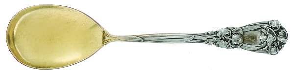 Iris (Sterling, 1900, No Monograms) Egg Spoon