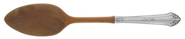 Lenox (Sterling, 1912) Salad Serving Spoon with Wooden Bowl