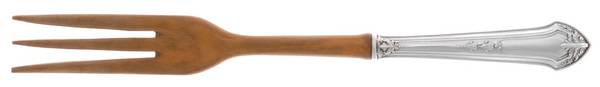 Lenox (Sterling, 1912) Salad Serving Fork with Wooden Prongs