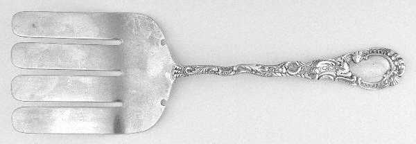 Louis XV (Sterling, 1891) Large Solid Asparagus Serving Fork