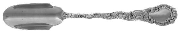 Louis XV (Sterling, 1891) Solid Medium Cheese Scoop