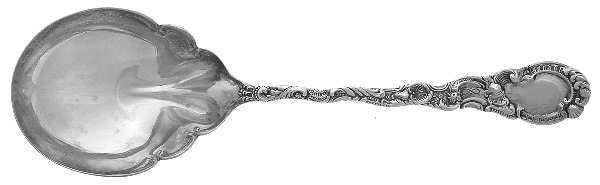 Louis XV (Sterling, 1891) Solid Salad Serving Spoon