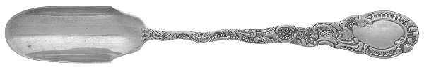 Louis XV (Sterling, 1891) Solid Large Cheese Scoop
