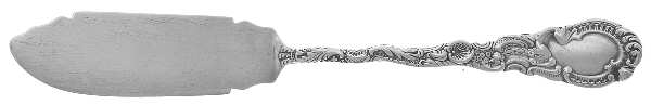 Louis XV (Sterling, 1891) Flat Handle Master Butter Knife