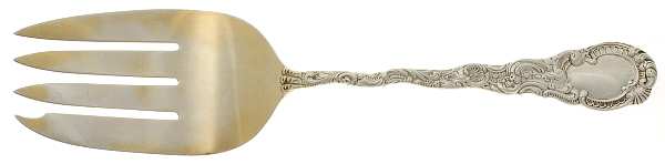 Louis XV (Sterling, 1891) Large Solid Fish Serving Fork