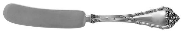 Madame Royale (Sterling, 1897) Large Flat Handle Butter Spreader