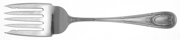 Navarre (Sterling, 1909) Large Solid Tined Sardine Serving Fork