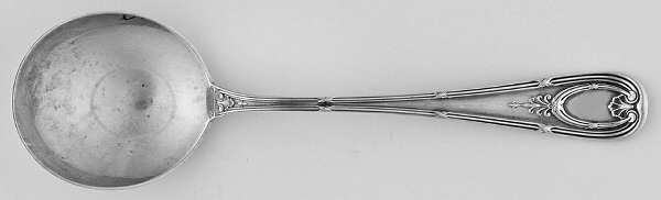 Navarre (Sterling, 1909) Round Bowl Soup Spoon (Bouillon)