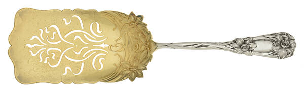 New Art (Sterling, 1899) Small Pierced Solid Croquette Server