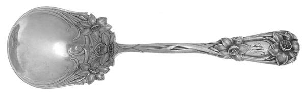 New Art (Sterling, 1899) Monogram Sugar Spoon