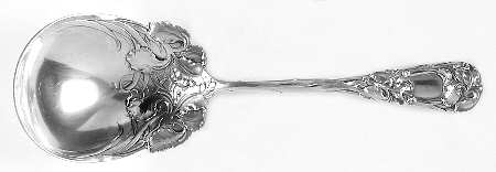 New Art (Sterling, 1899) Vegetable Serving Spoon (Solid)