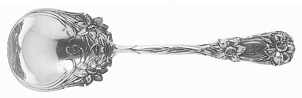 New Art (Sterling, 1899) Monogram Sugar Spoon