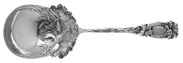 New Art (Sterling, 1899) Large Solid Berry/Casserole Spoon