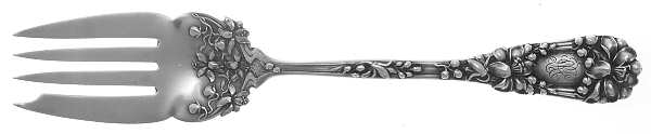 New Art (Sterling, 1899) Individual Salad Fork
