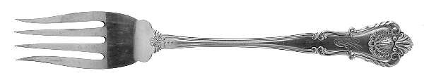 New Queens (Sterling, 1900) Individual Solid Fish Fork