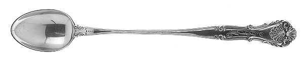 New Queens (Sterling, 1900) Iced Tea Spoon