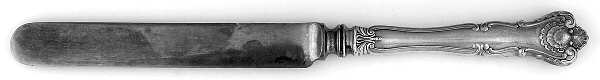 New Queens (Sterling, 1900) Youth/Tea Knife with Silverplate Blade