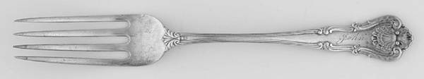 New Queens (Sterling, 1900) Solid Youth Tea Fork