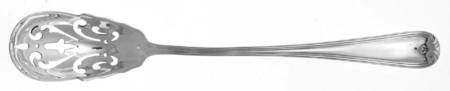 New Standish (Sterling, 1905) Pierced Bowl Short Handle Olive Spoon