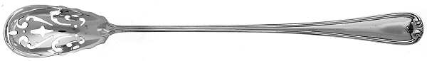 New Standish (Sterling, 1905) Pierced Bowl Long Handle Olive Spoon