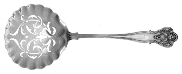 New Vintage (Sterling, 1904) Large Pierced Pea Serving Spoon