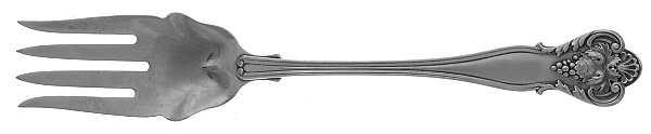 New Vintage (Sterling, 1904) Large Individual Solid Fish/Salad Fork