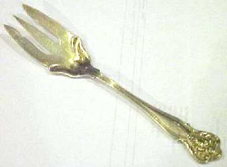 New Vintage (Sterling, 1904) Short Handle Pickle/Olive Fork