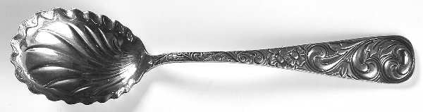 Scroll (Sterling, 1886, No Monograms) Large Jelly Spoon