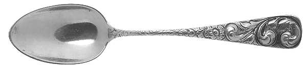Scroll (Sterling, 1886, No Monograms) Teaspoon