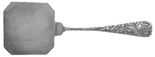 Scroll (Sterling, 1886, No Monograms) Solid Waffle Server