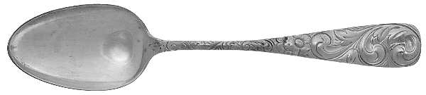 Scroll (Sterling, 1886, No Monograms) Tablespoon (Serving Spoon)