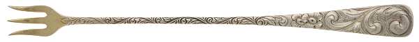 Scroll (Sterling, 1886, No Monograms) Oyster Fork