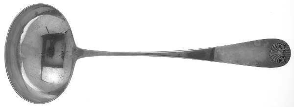 Shell (Sterling, 1890) Solid Soup Ladle