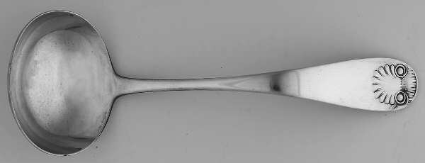 Shell (Sterling, 1890) Solid Gravy Ladle