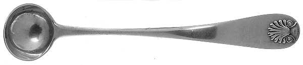 Shell (Sterling, 1890) Mustard Spoon