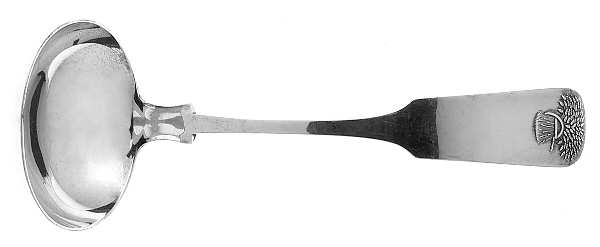 Sheaf of Wheat (Sterling, 1887) Solid Gravy Ladle