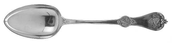 Strawberry (Coin, 1874) Tablespoon (Serving Spoon)
