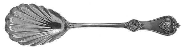 Strawberry (Coin, 1874) Preserve Spoon