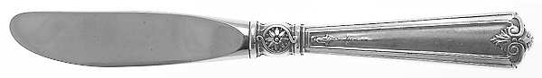 Victorian-Sheraton (Sterling) Modern Hollow Butter Spreader (Stainless)