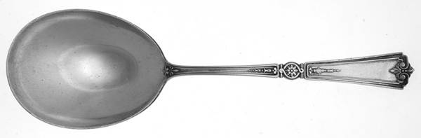 Victorian-Sheraton (Sterling) Large Solid Berry/Casserole Spoon