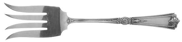 Victorian-Sheraton (Sterling) Solid Salad Serving Fork