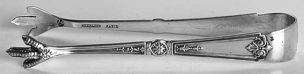 Victorian-Sheraton (Sterling) Large Sugar Tongs