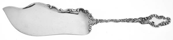 Watteau (Sterling, 1891) Large Solid Fish Serving Knife
