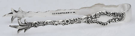 Watteau (Sterling, 1891) Bon Bon Tongs