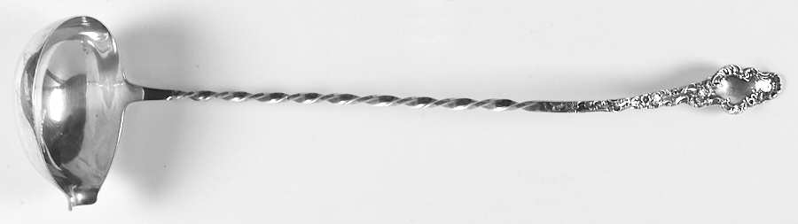 Watteau (Sterling, 1891) Punch Ladle Solid Piece w/Twist Handle