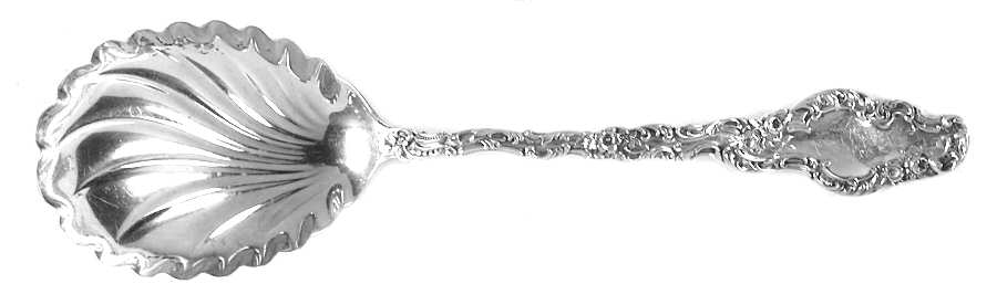 Watteau (Sterling, 1891) Small Solid Berry/Casserole Spoon